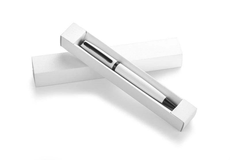 RIO rašiklis dėkle - baltas