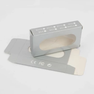 Kartoninė atminties kortelių dėžutė - sidabrinė