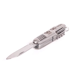 Plieninis 13 funkcijų kišeninis peilis - Sidabrinis