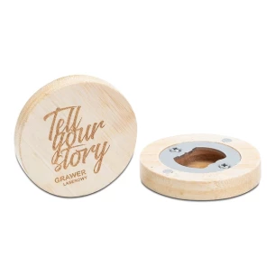 Butelių atidarytuvas su magnetu - Rudas