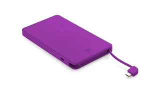 Powerbank VIVID 4000 mAh - Violetinė