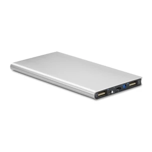 Maitinimo bankas 8000 mAh - POWERFLAT8 - Sidabrinis