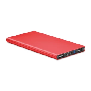 Maitinimo bankas 8000 mAh - POWERFLAT8 - Raudonas