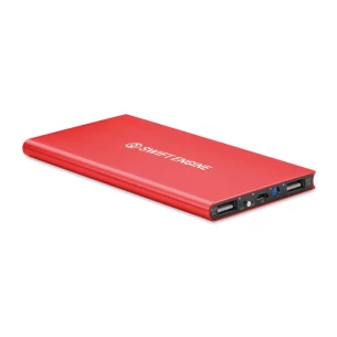 Maitinimo bankas 8000 mAh - POWERFLAT8 - Raudonas