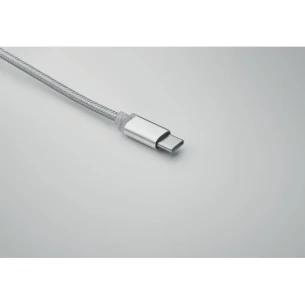 Kabel ładujący 4 w 1 typu C - BLUE - Srebrny