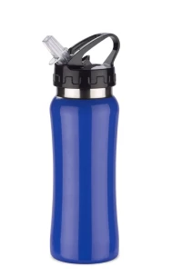 PATRO plieninis bidonas 600 ml - mėlynas