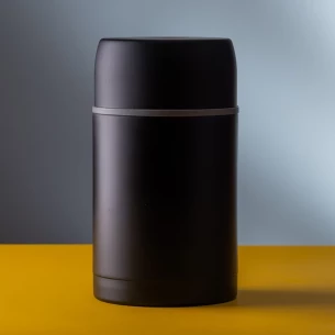 800 ml termovakuuminis indas - Juodas