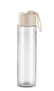 SKINNY stiklinis buteliukas 350 ml - Natūralus