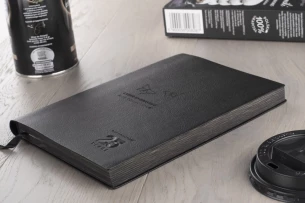 BELLIS A5 formato užrašų knygutė - BLACK