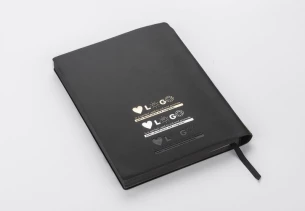 BELLIS A5 formato užrašų knygutė - BLACK