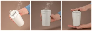 COLPO termo puodelis 400 ml - Baltas