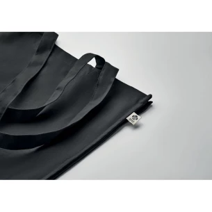 BENTE COLOUR ekologiškos medvilnės krepšys - Juodas