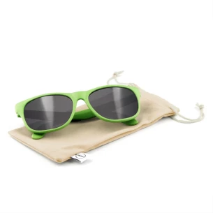 B'RIGHT B'RIGHT BEE STRAW GLASSES - šviesiai žalios spalvos