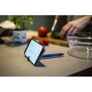 ERRAN LONG PEN - TOUCH PEN, PHONE STAND - Sidabrinis