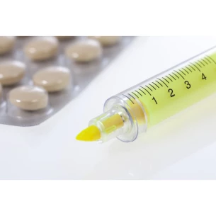 Švirkšto žymeklis - Geltonas