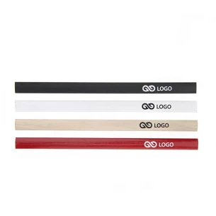 Dailidės pieštukas su logotipu - smėlio spalvos