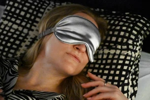 Miego raištis VELURO - Pilka