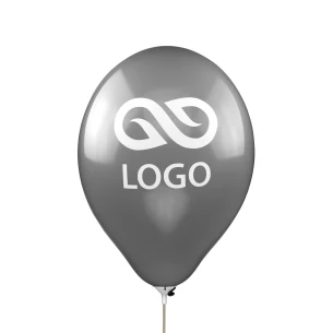 30 cm balionas - Grafitinis