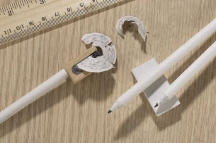 OLOV popierinis pieštukas - Baltas