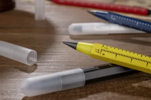 DRAWI amžinasis pieštukas su matuokliu – geltonas