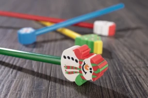 PIEŠTUKAS su trintuku „CHRISTMAS“ – Sniego žmogus