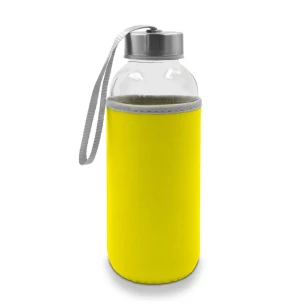 420 ml stiklinis butelis „Bob“ – geltonas
