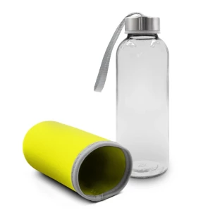 420 ml stiklinis butelis „Bob“ – geltonas