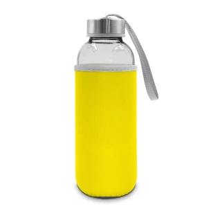 420 ml stiklinis butelis „Bob“ – geltonas