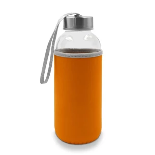 420 ml stiklinis butelis „Bob“ – oranžinis
