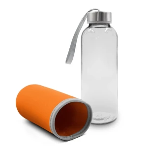 420 ml stiklinis butelis „Bob“ – oranžinis