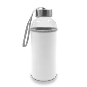 420 ml stiklinis butelis „Bob“ – baltas