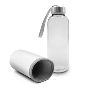 420 ml stiklinis butelis „Bob“ – baltas