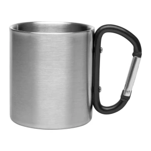 210 ml metalinis puodelis su karabinu „Easton“ – juodas
