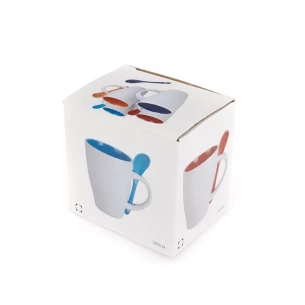 Puodelis su šaukštu - Šaukštas - Geltonas