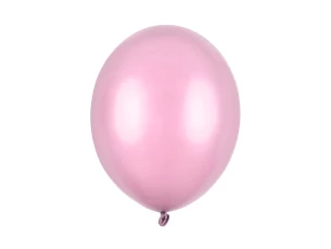 Metalizuotas 30 cm balionas - ryškiai rožinis