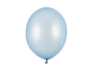 Metalizuotas 30 cm balionas - Šviesiai mėlynas