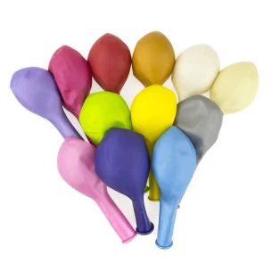 Metalizuotas 30 cm balionas - Raudonas