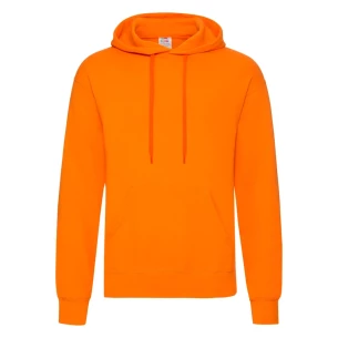 FOTL džemperis su gobtuvu - oranžinis