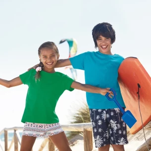 FOTL ValueWeight vaikiški marškinėliai - bordo spalvos