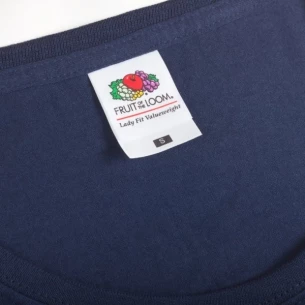 FOTL Lady-Fit ValueWeight marškinėliai - bordo spalvos