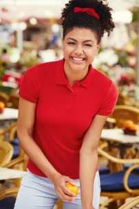 Moteriški polo marškinėliai 65-35 - Tamsiai tamsiai mėlyni