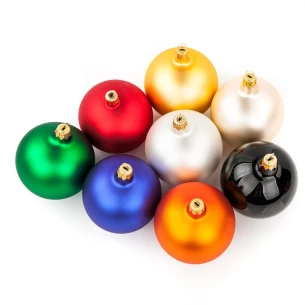 80 mm baublys - Sidabrinis