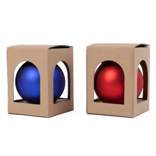 80 mm baublys - Sidabrinis