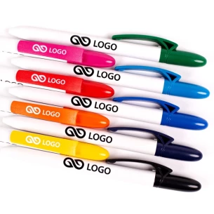 Užpildykite baltą rašiklį - Tamsiai mėlyna