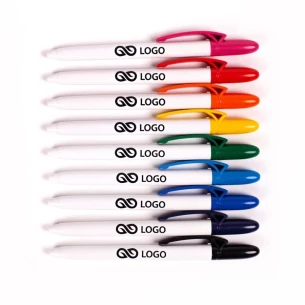 Užpildyti Baltas rašiklis - mėlynas